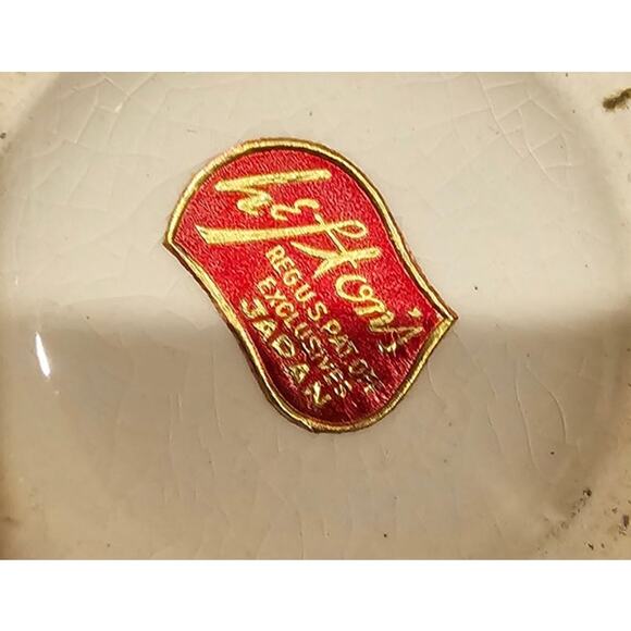 Lefton Japan Ceramic Cherub Cupid White Mini Bowl Pitcher Creamer Set 5” Vintage - Picture 6 of 7